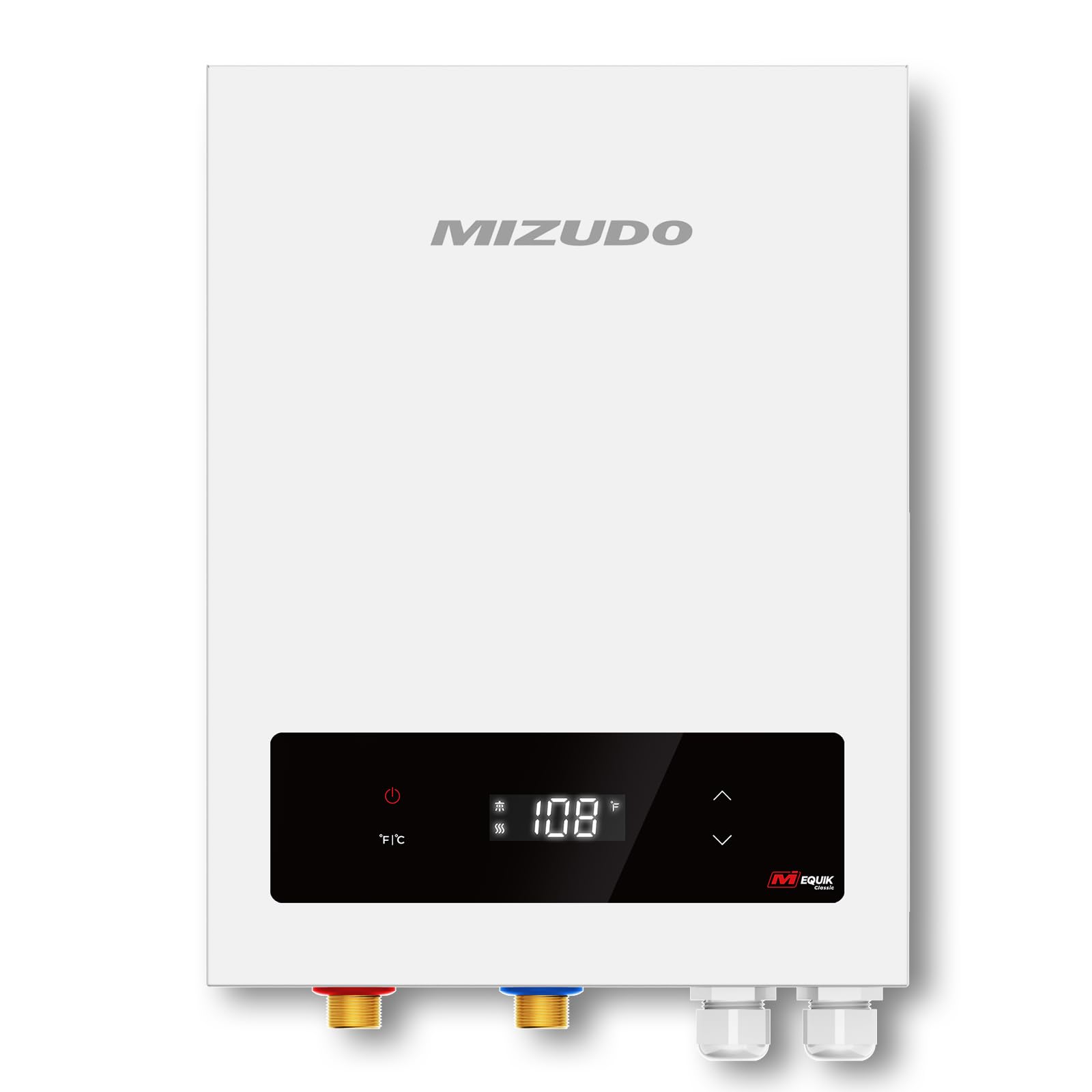 Electric Tankless Water Heater, 24KW 240V, Small and Instant Hot Water, Use for Under Sink, Bathroom Sink and Faucet