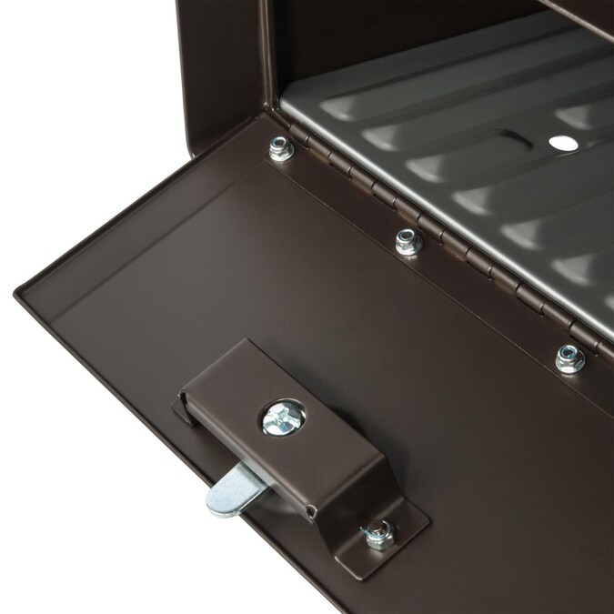 Architectural Mailboxes Post Mount Bronze Metal Large Lockable Mailbox - Image 10