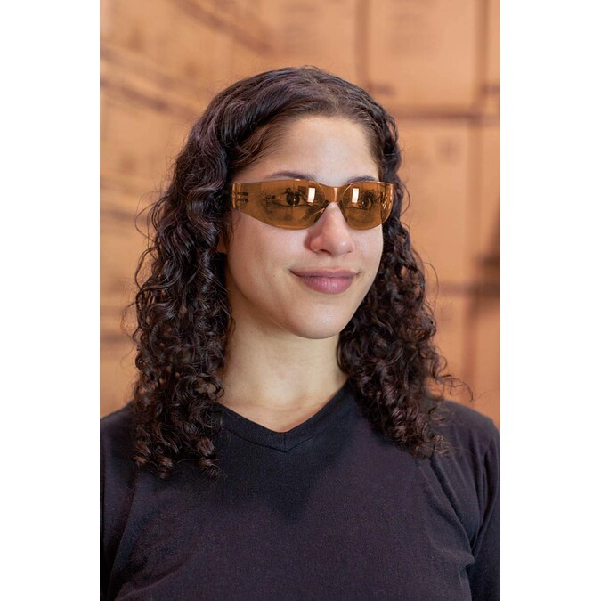 Safe Handler 144-Pack, Crystal Brown Polycarbonate Safety Glasses - Image 4