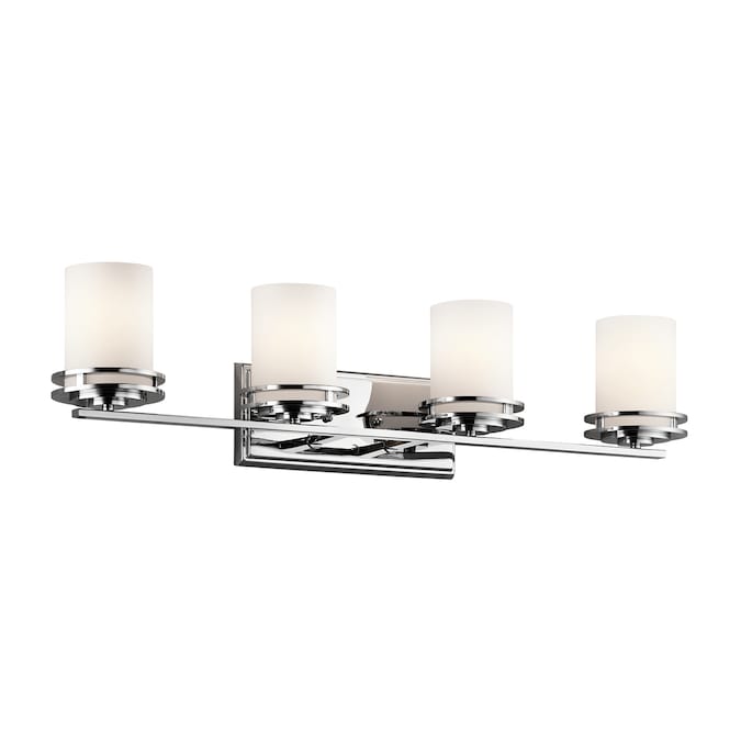 Kichler Hendrik 33.75-in 4-Light Chrome Modern/Contemporary Vanity Light