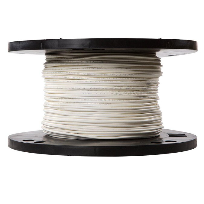 Southwire 500-ft 14-AWG Copper Stranded White XHHW Wire (By-the-roll)