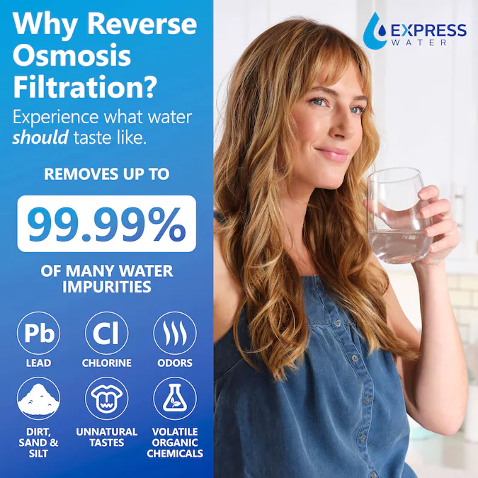 Express Water ROC001 5-stage Multi-method Reverse Osmosis Filtration System - Image 3