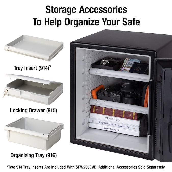 SentrySafe 2-cu ft Fireproof and Waterproof Home Safe with Electronic/Keypad Lock - Image 6