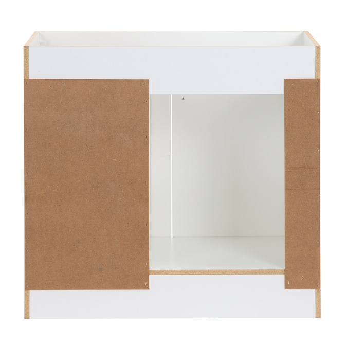 Project Source 36-in White Bathroom Vanity Base Cabinet without Top - Image 14