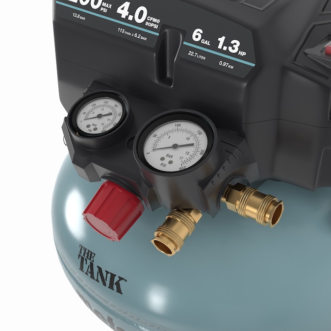 Metabo HPT The Tank 6-Gallon Portable Electric 200 PSI Pancake Air Compressor - Image 2
