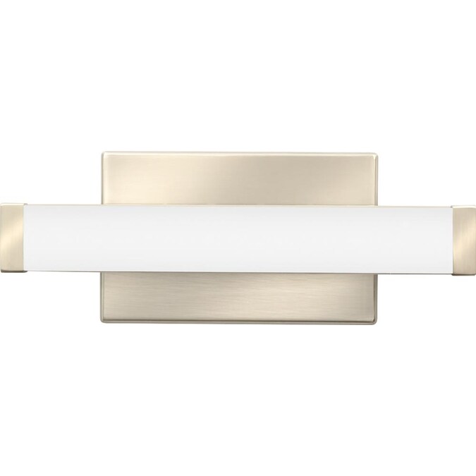 Lithonia Lighting Contemporary square vanity 33.25-in 1-Light Brushed Nickel LED Modern/Contemporary Vanity Light