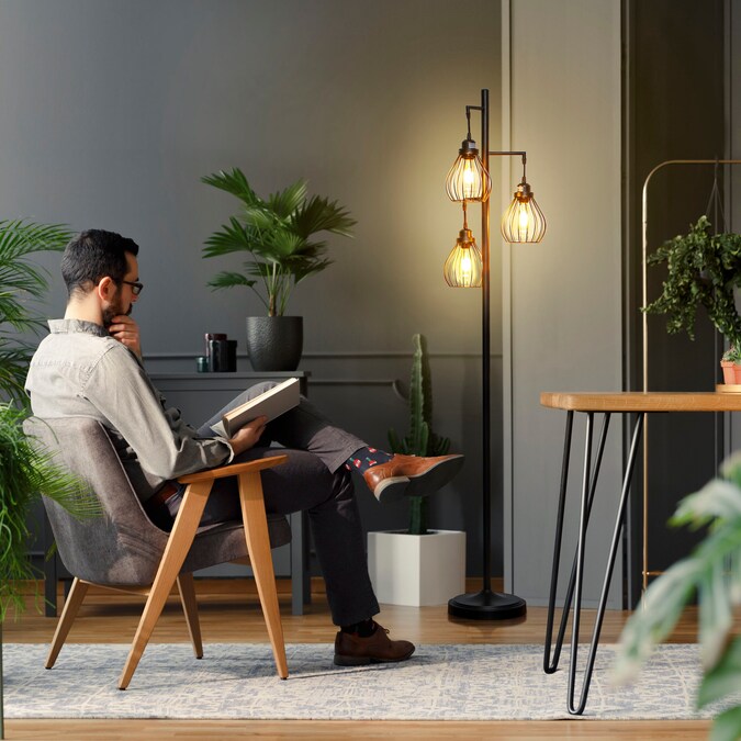 Brightech 68-in Classic Black Tree Track Floor Lamp - Image 5