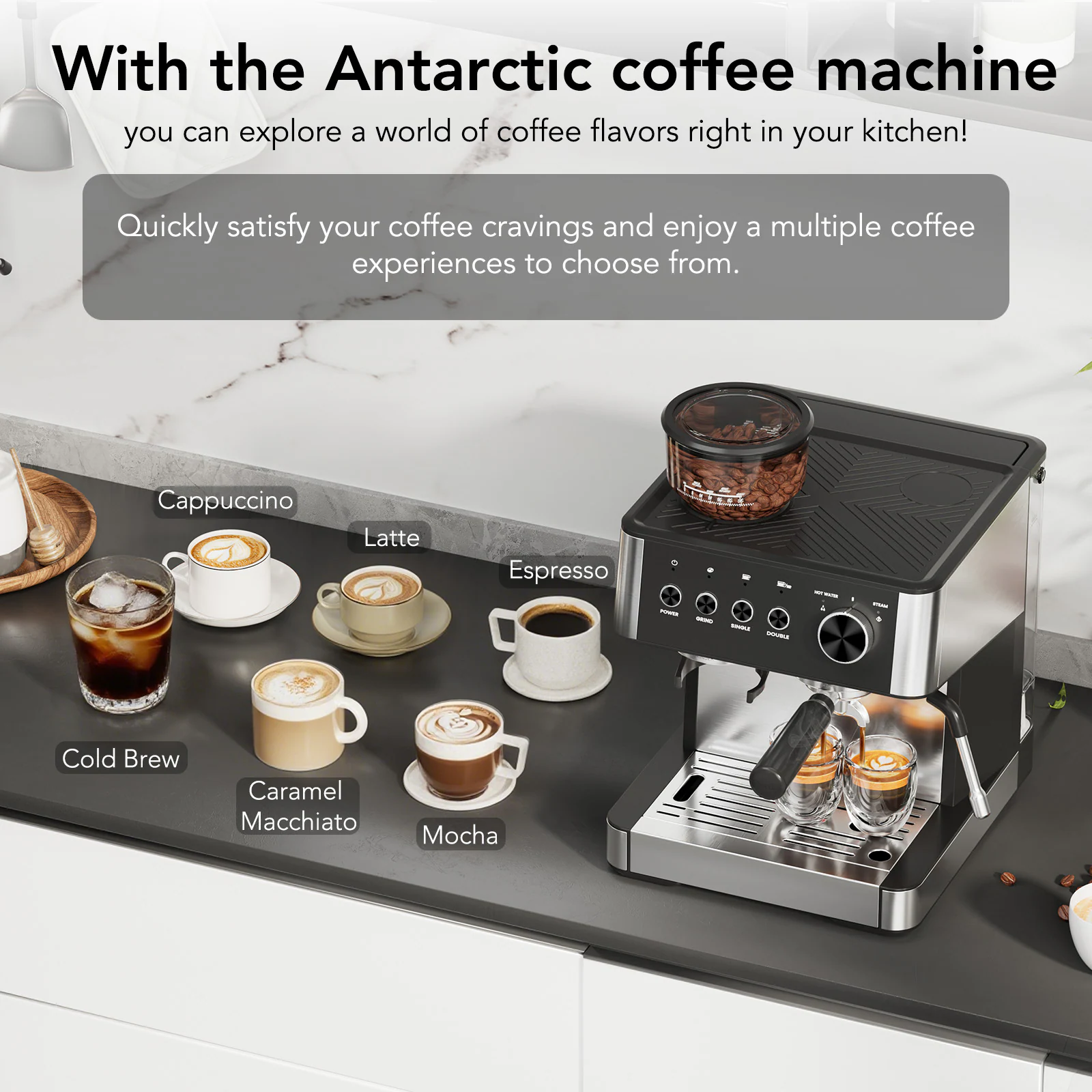 2 -Cup Programmable Residential Drip coffee maker ( Stainless Steel Black ) - Image 7