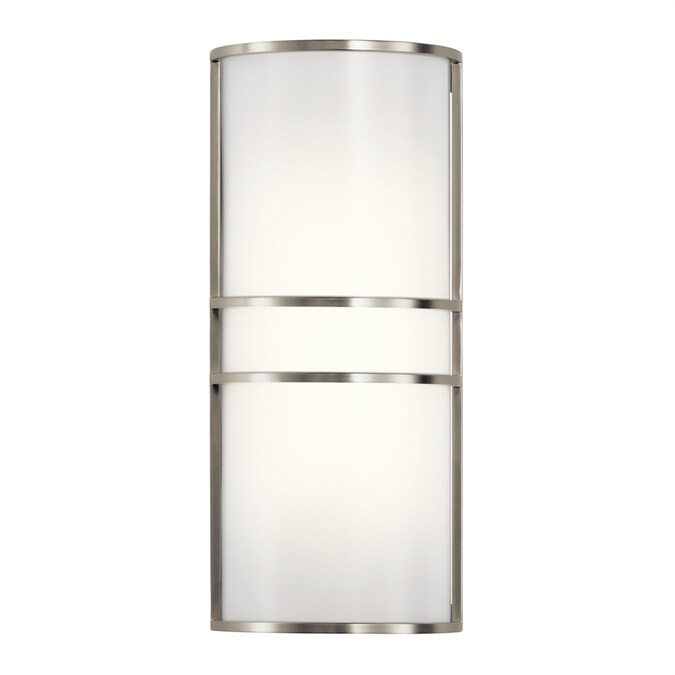 Kichler 7-in W 1-Light Brushed Nickel Modern/Contemporary LED Wall Sconce ENERGY STAR