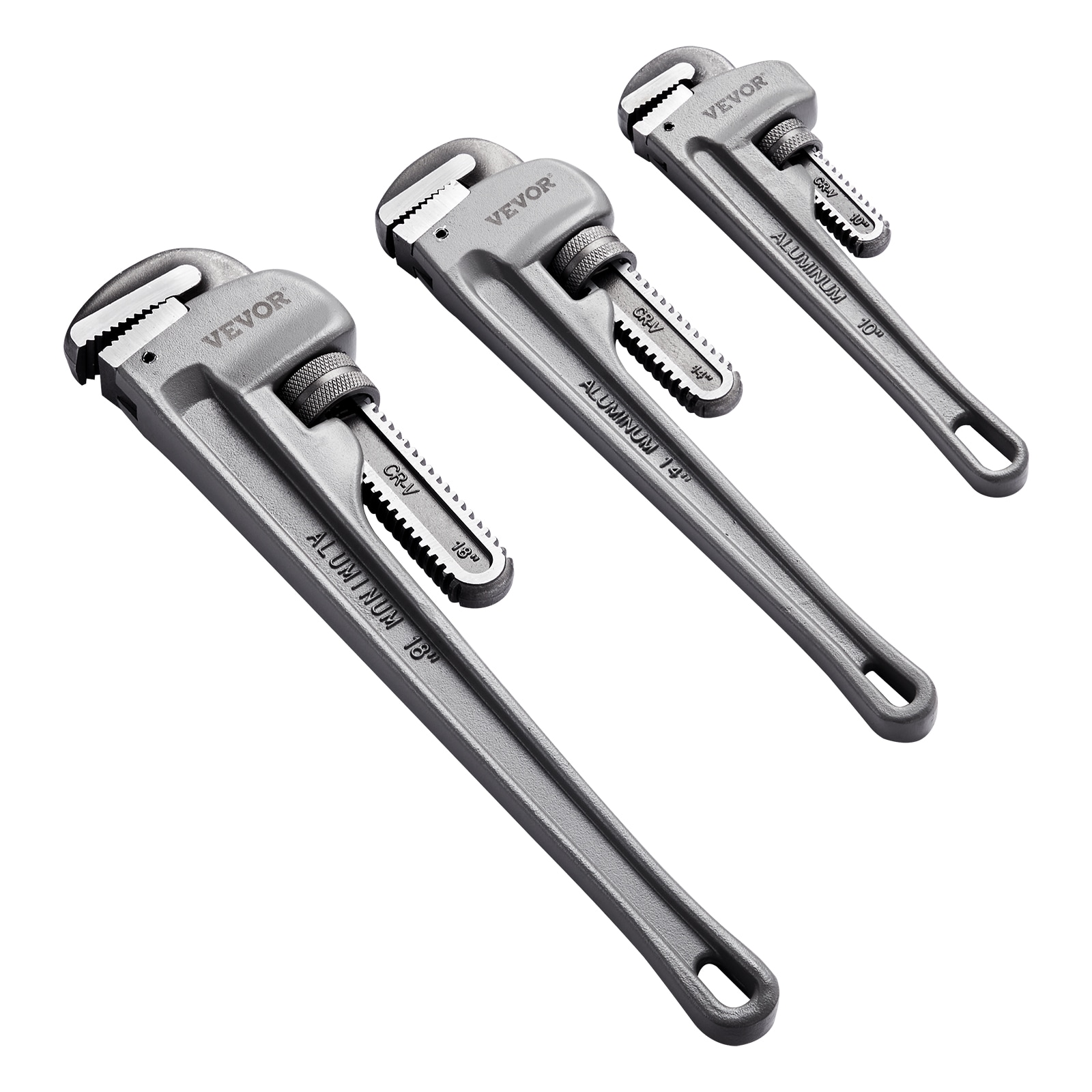 3 -Piece 48-in Steel Pipe Wrench Set - Image 9