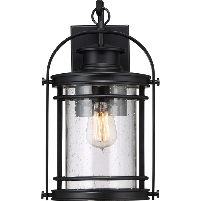 Quoizel Booker 1-Light 15-in H Black Outdoor Wall Light - Image 7