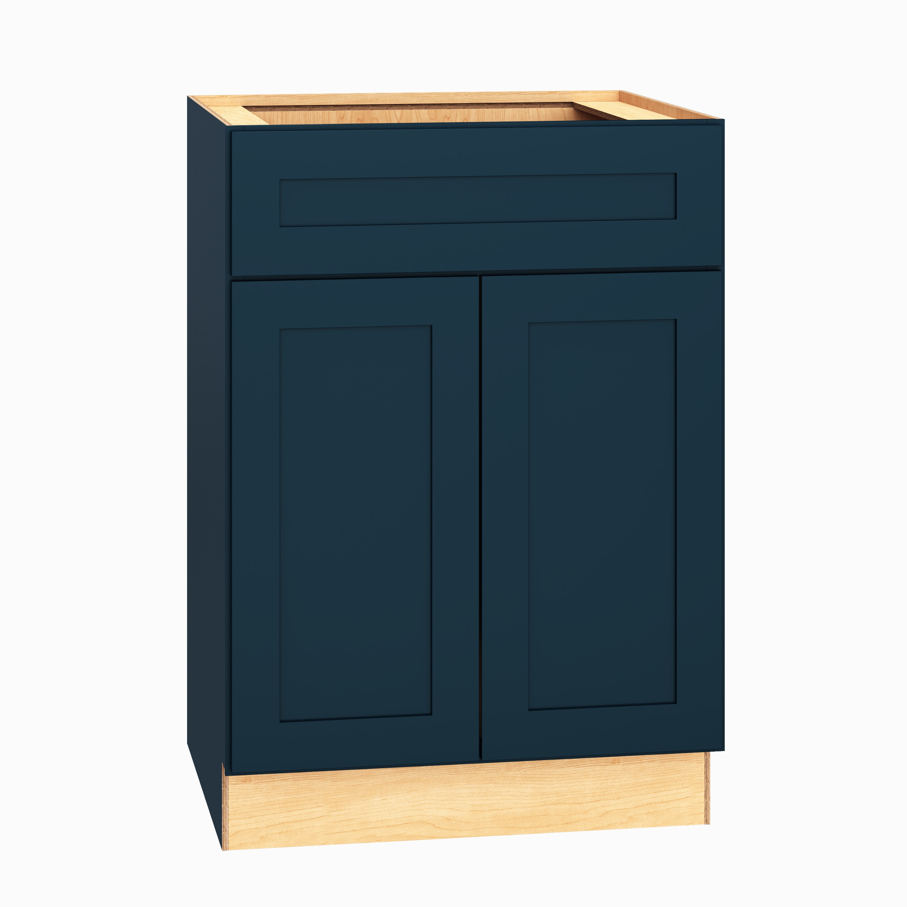 Jamestown 24-in Regatta Blue Bathroom Vanity Base Cabinet without Top