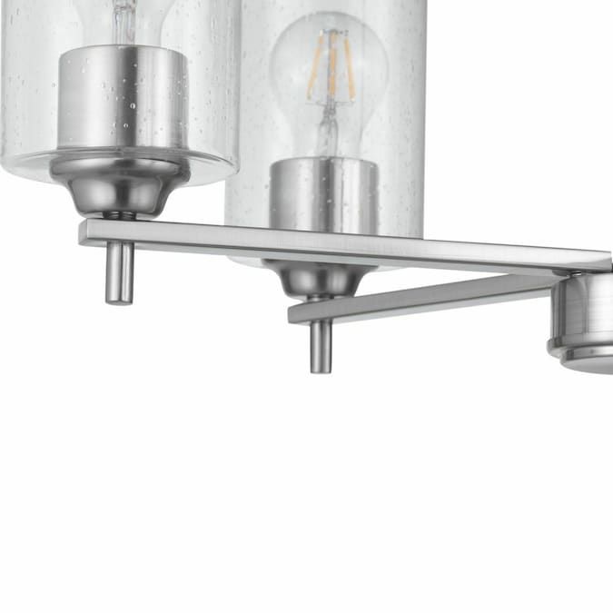 Progress Lighting Morehouse 5-Light Brushed Nickel Transitional Dry rated Chandelier - Image 4