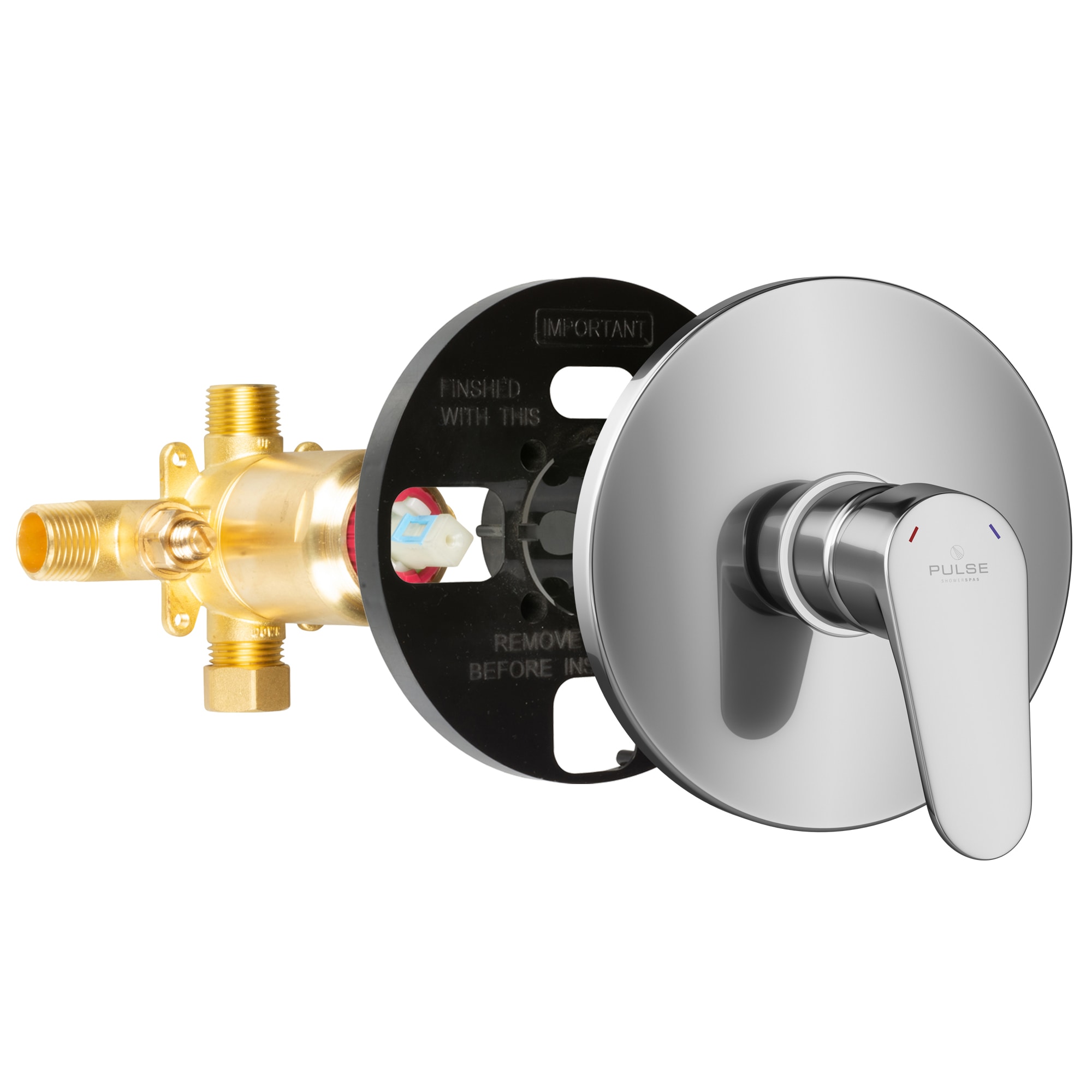 Tru-Temp 3/4-in ID MIP x 1/2-in OD MIP Brass Pressure balancing valve