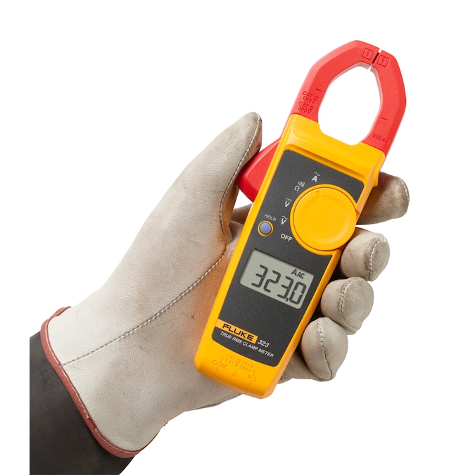 Fluke 323 True-rms Digital Display Clamp Meter Multimeter 400 Amp 600-Volt - Image 4