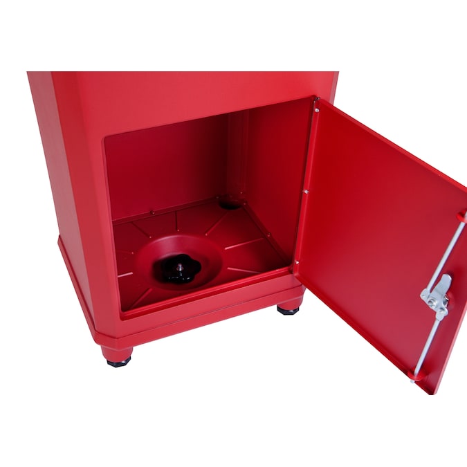 Architectural Mailboxes Ground Mount Red Metal Extra Large Lockable Mailbox - Image 3