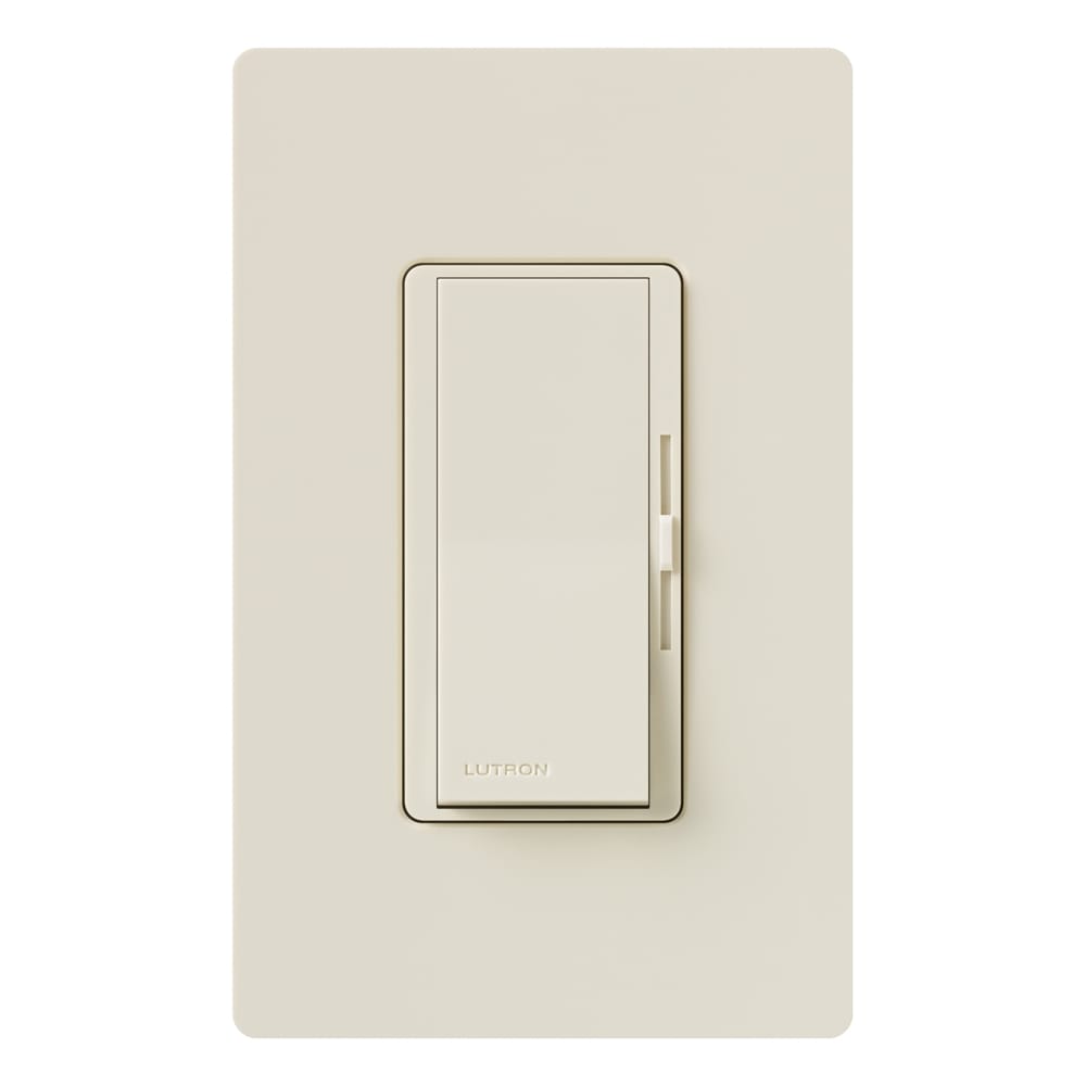 Diva Incandescent Single-pole/3-way Rocker Light dimmer switch Light Almond - Image 2