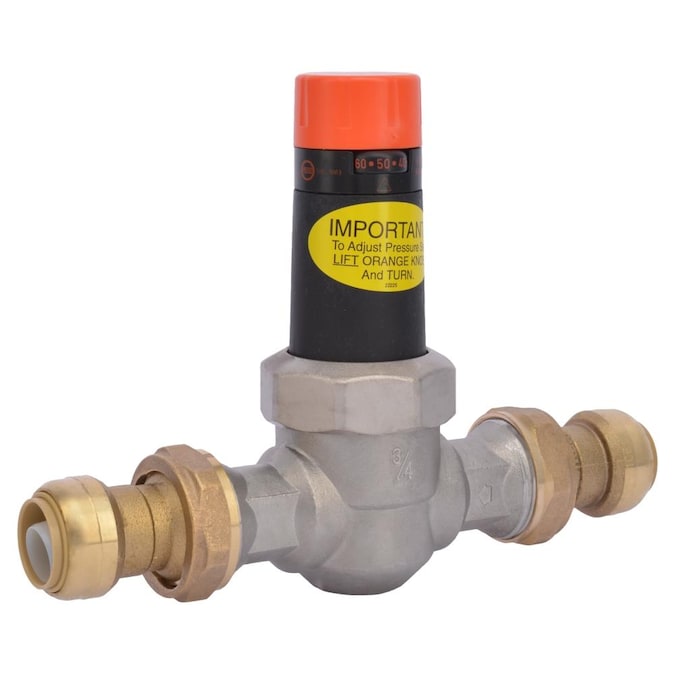 Cash Acme 3/4-in Push-to-connect Stainless Steel Pressure Regulator Valve