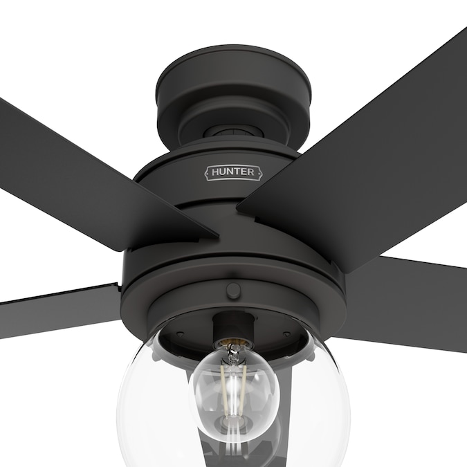 Hunter Xidane SureSpeed 52-in Matte black LED Indoor Ceiling Fan with Light and Remote (5-Blade) - Image 15