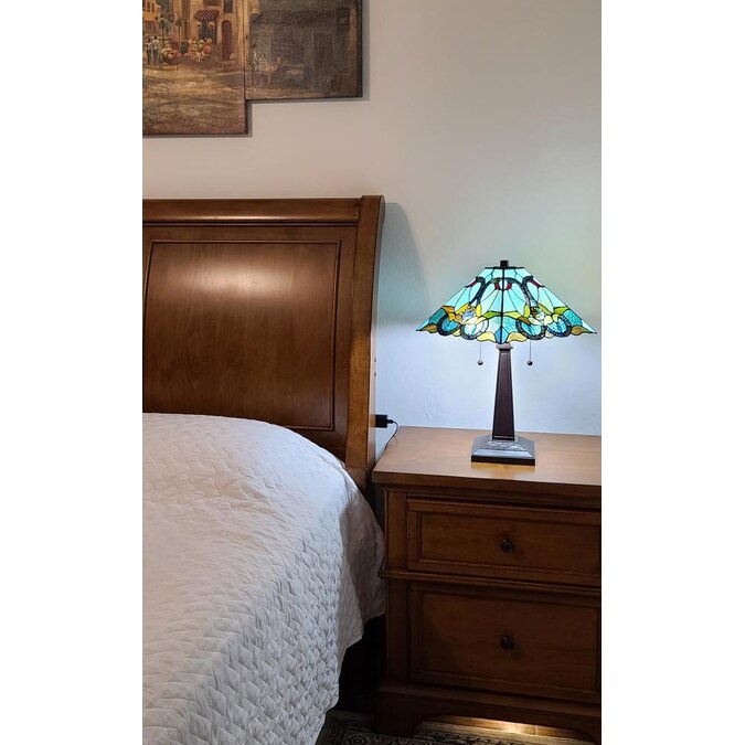 Amora Lighting 23-in Multi Table Lamp with Glass Shade - Image 3