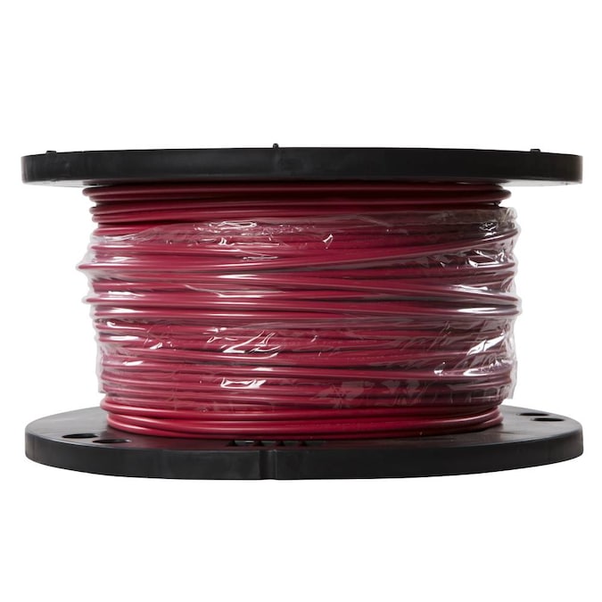 Southwire 500-ft 10-AWG Copper Stranded Red XHHW Wire (By-the-roll)