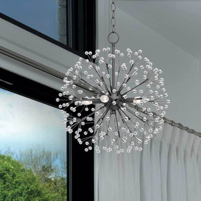 Origin 21 Corvallis 4-Light Black Modern/Contemporary Globe Medium Hanging Pendant Light