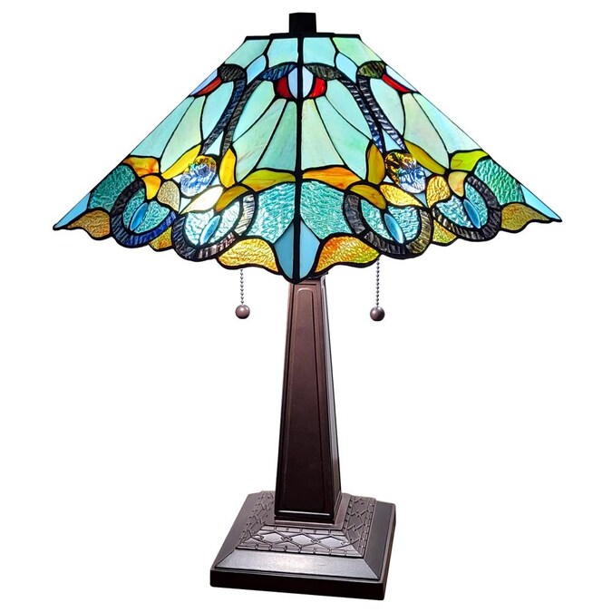Amora Lighting 23-in Multi Table Lamp with Glass Shade - Image 5