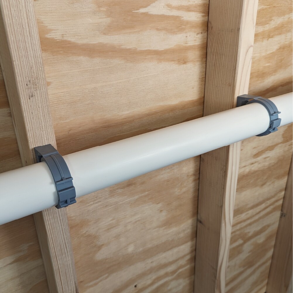 20 -Pack 2-in to 2-in dia Plastic Standard pipe clamp - Image 3