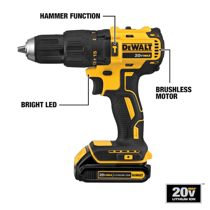 DEWALT 2-Tool 20-Volt Brushless Power Tool Combo Kit with Soft Case (2-Batteries and charger Included) - Image 6
