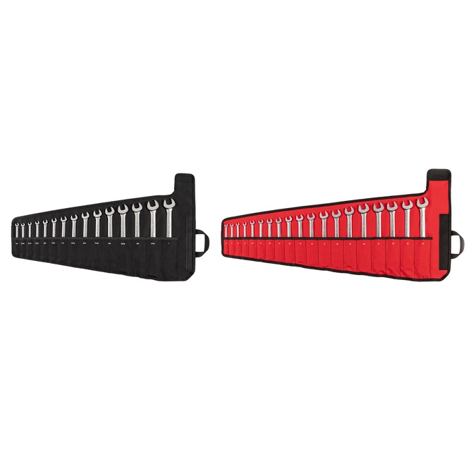 TEKTON 34-Piece Set Standard (SAE) and Metric Flexible Head Ratchet Wrench