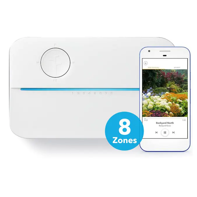 Rachio 8-Station Digital Wi-Fi Compatible Smart Irrigation Timer
