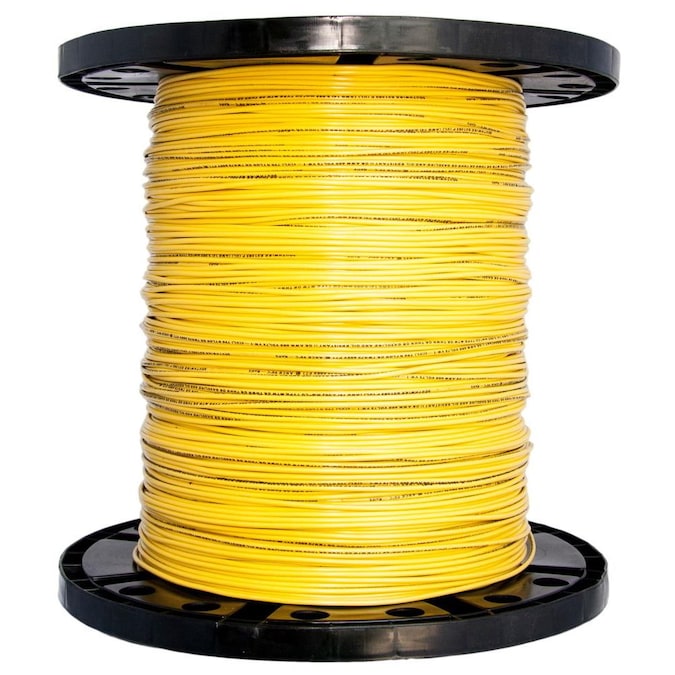 Southwire SIMpull 1000-ft 8-AWG Yellow Stranded Copper Thhn Wire (By-the-roll)