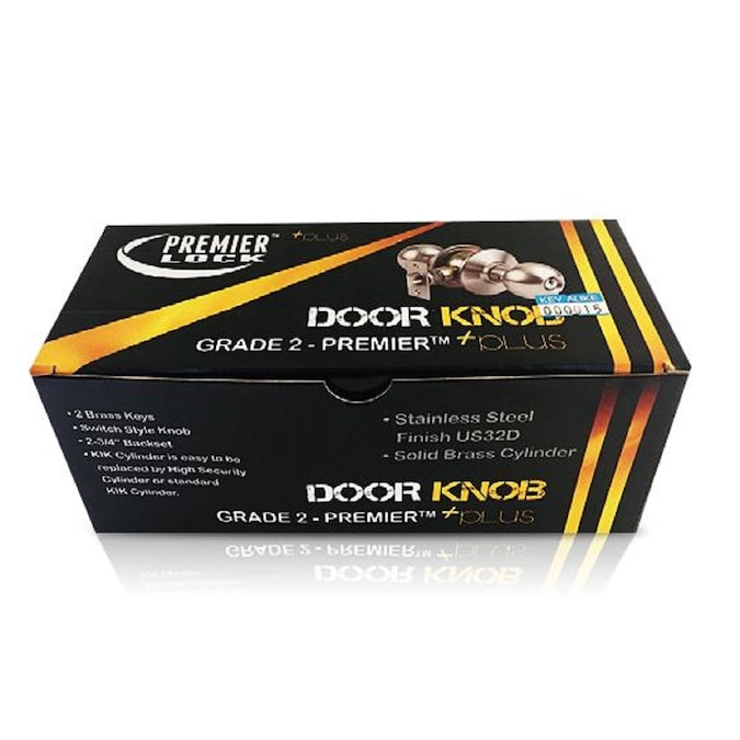 Premier Lock Keyed Alike Grade 2 Entry Door Polished Brass Exterior Keyed Entry Door Knob Combo Pack (6-Pack) - Image 7