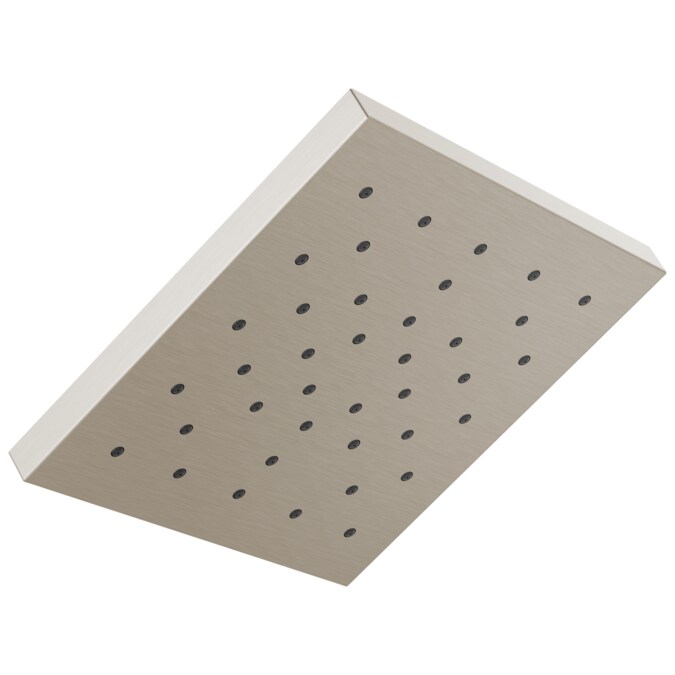 Delta Lumicoat Stainless 12-in Square Fixed Rain Shower Head 2.5-GPM (9.5-LPM)