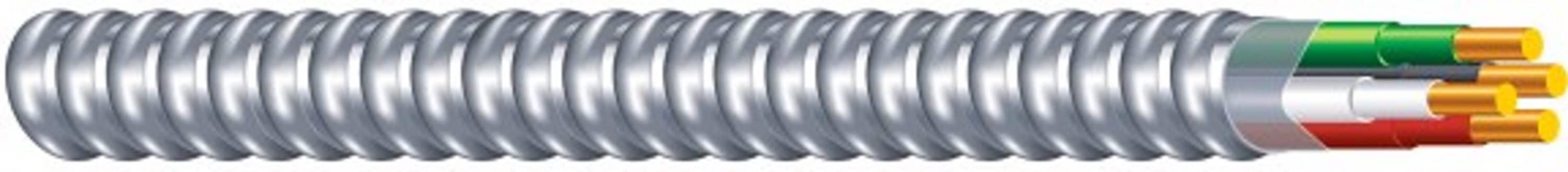 Armorlite 50-ft 12 / 3 Solid Aluminum MC (Metal Clad) Cable - Image 2