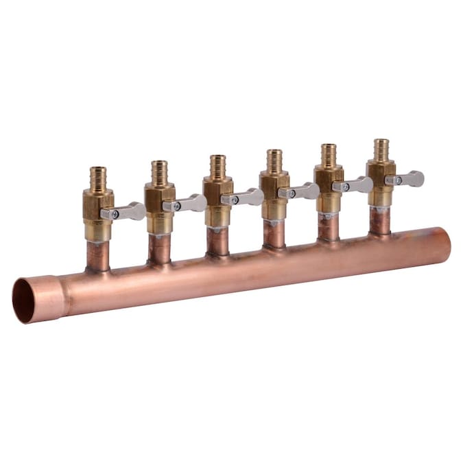 SharkBite Copper 1-in x 1/2-in Radiant Heating Manifold
