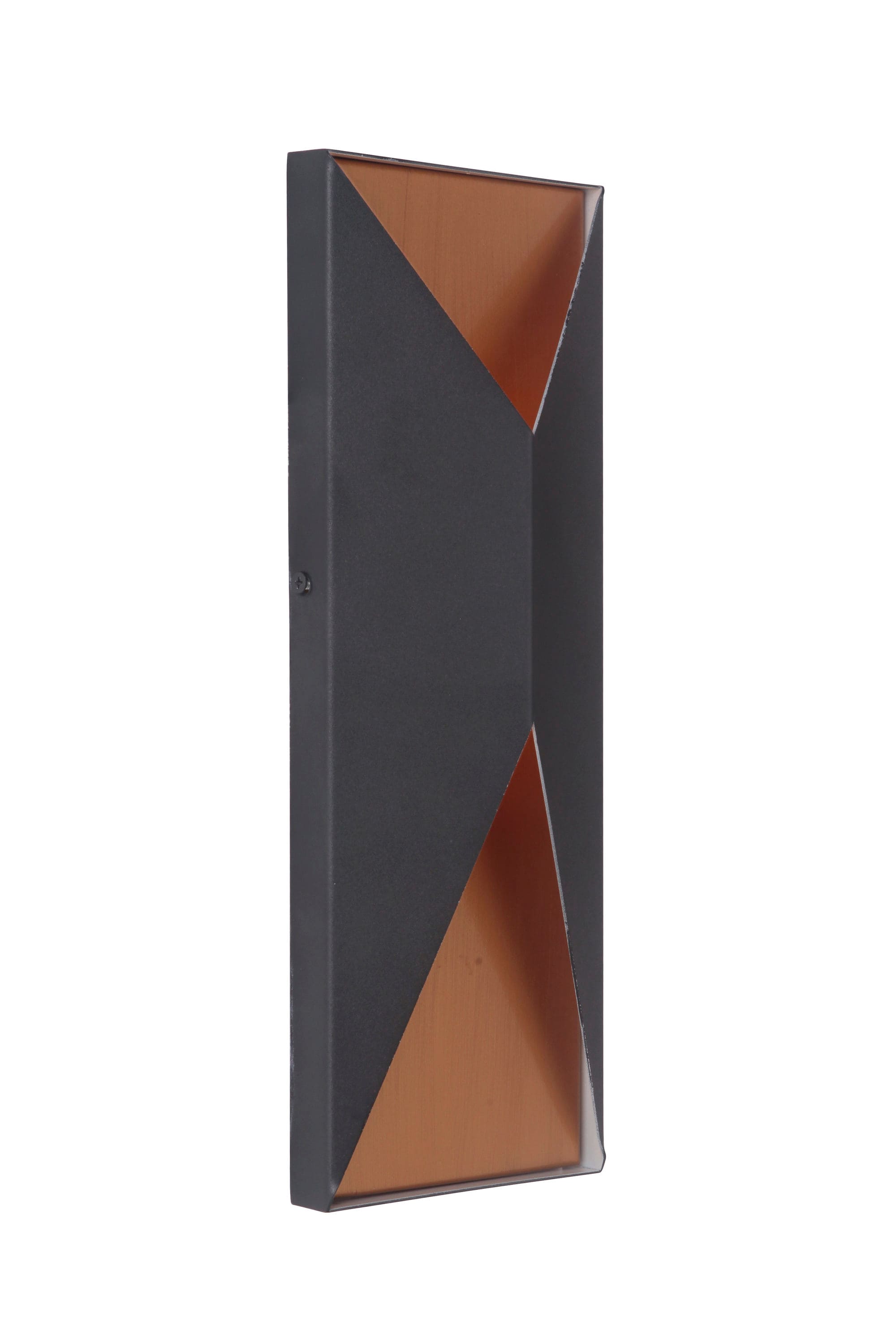 Peak 5-in W 1 -Light Satin Black Integrated LED Wall Sconce