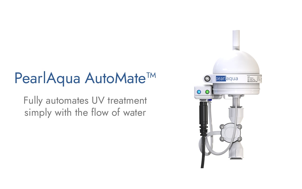 PearlAqua AutoMate UV-C LED Single-stage Microbial Filtration Under Sink Water Filtration System