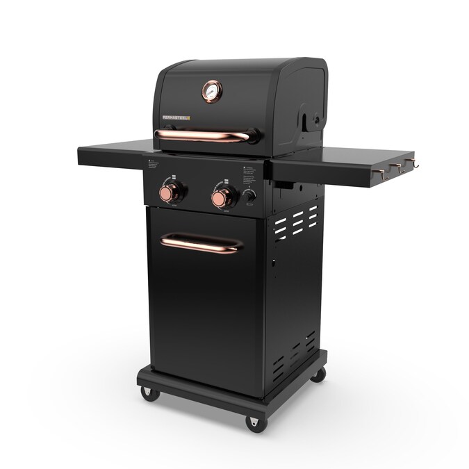 Permasteel Black with Copper Accent 2-Burner Liquid Propane Gas Grill