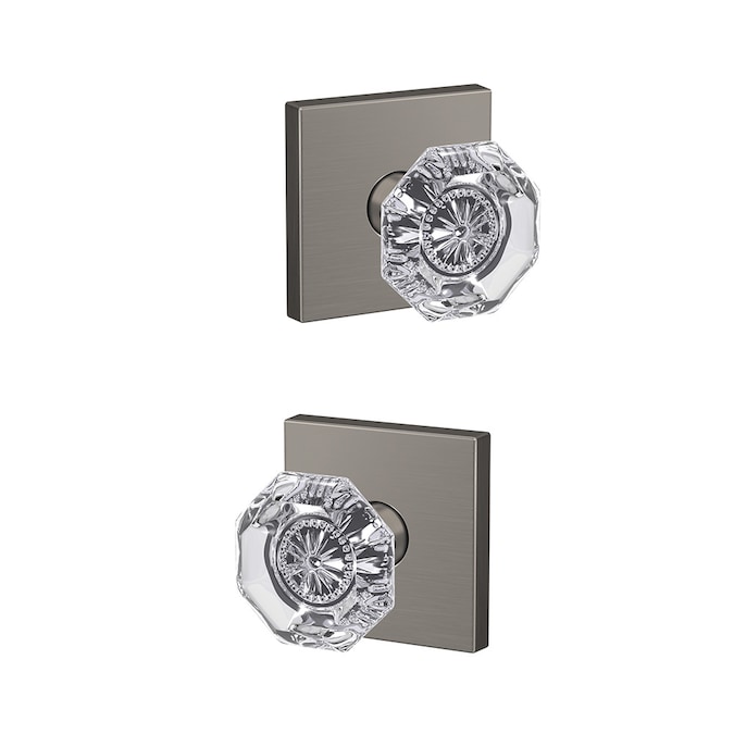 Schlage Custom Alexandria- Collins Satin Nickel Interior Bed/Bath Hall/Closet Combined Door Knob