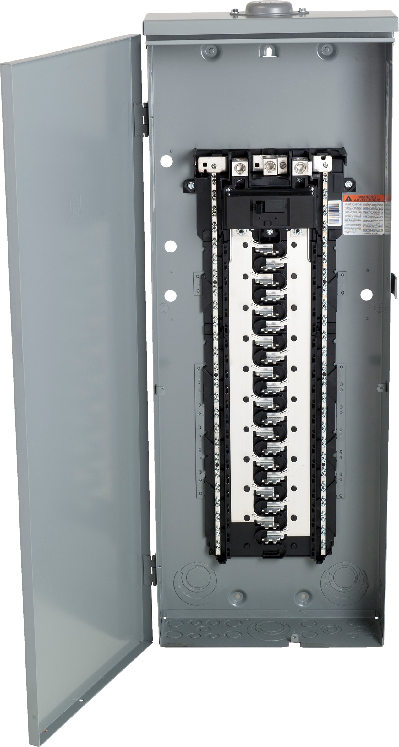 Homeline 200 -Amp 40 -Spaces 80 -Circuit Outdoor Main breaker Plug-On Neutral Load Center - Image 4