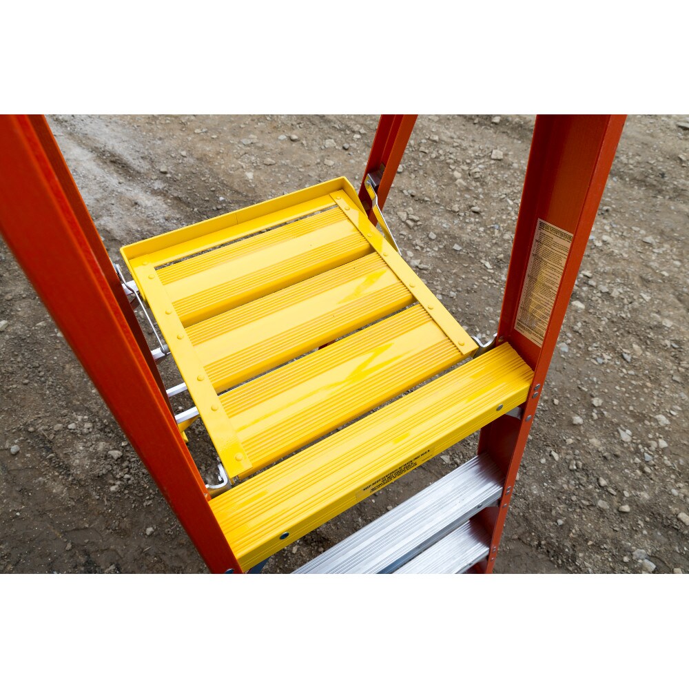 PD6200 3-ft ( 9-ft Reach Height ) Fiberglass Type 1A - 300 lbs. Load Capacity Platform ladder - Image 9