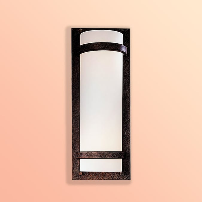 Minka Lavery Lavery 6.5-in W 2-Light Matte Brown Modern/Contemporary Incandescent Wall Sconce