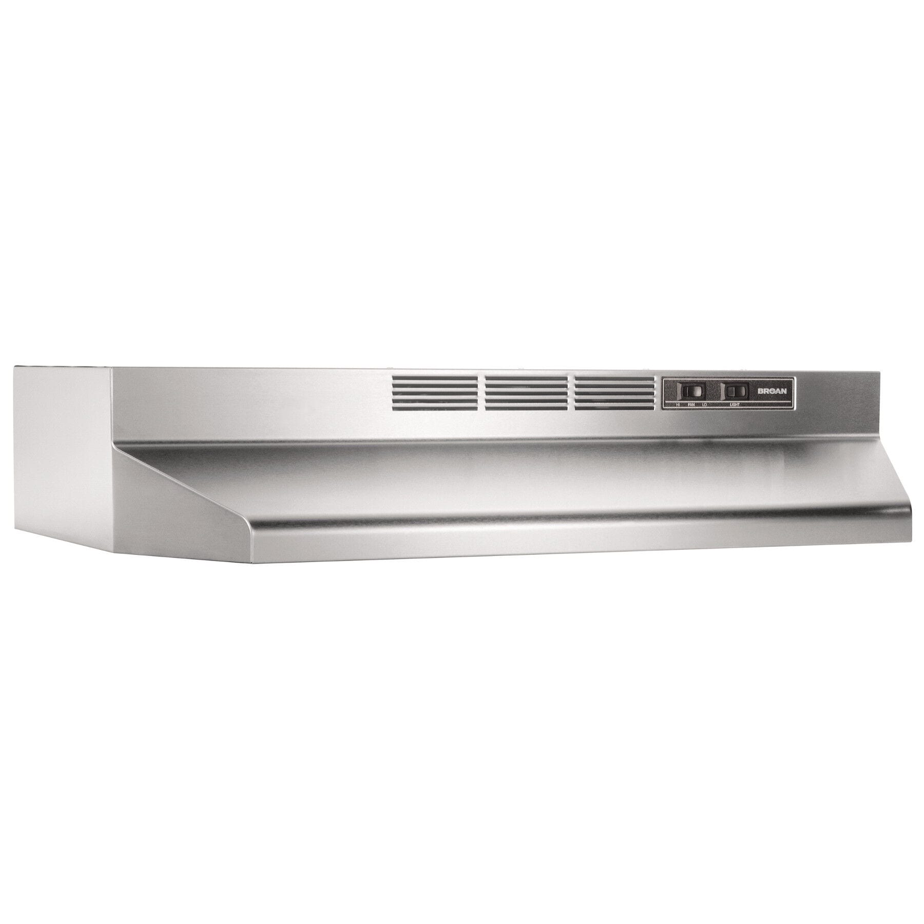 30 inch Ductless 50-CFM Recirculating Stainless steel Under Cabinet Range Hood with Charcoal Filter