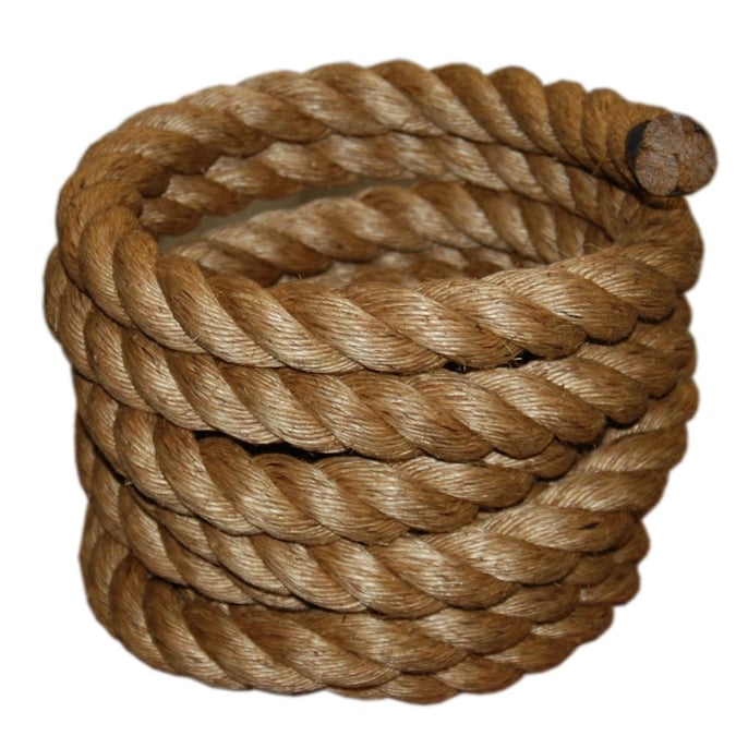 T.W. Evans Cordage 1.5-in x 50-ft Twisted Manila Rope (By-the-Roll)