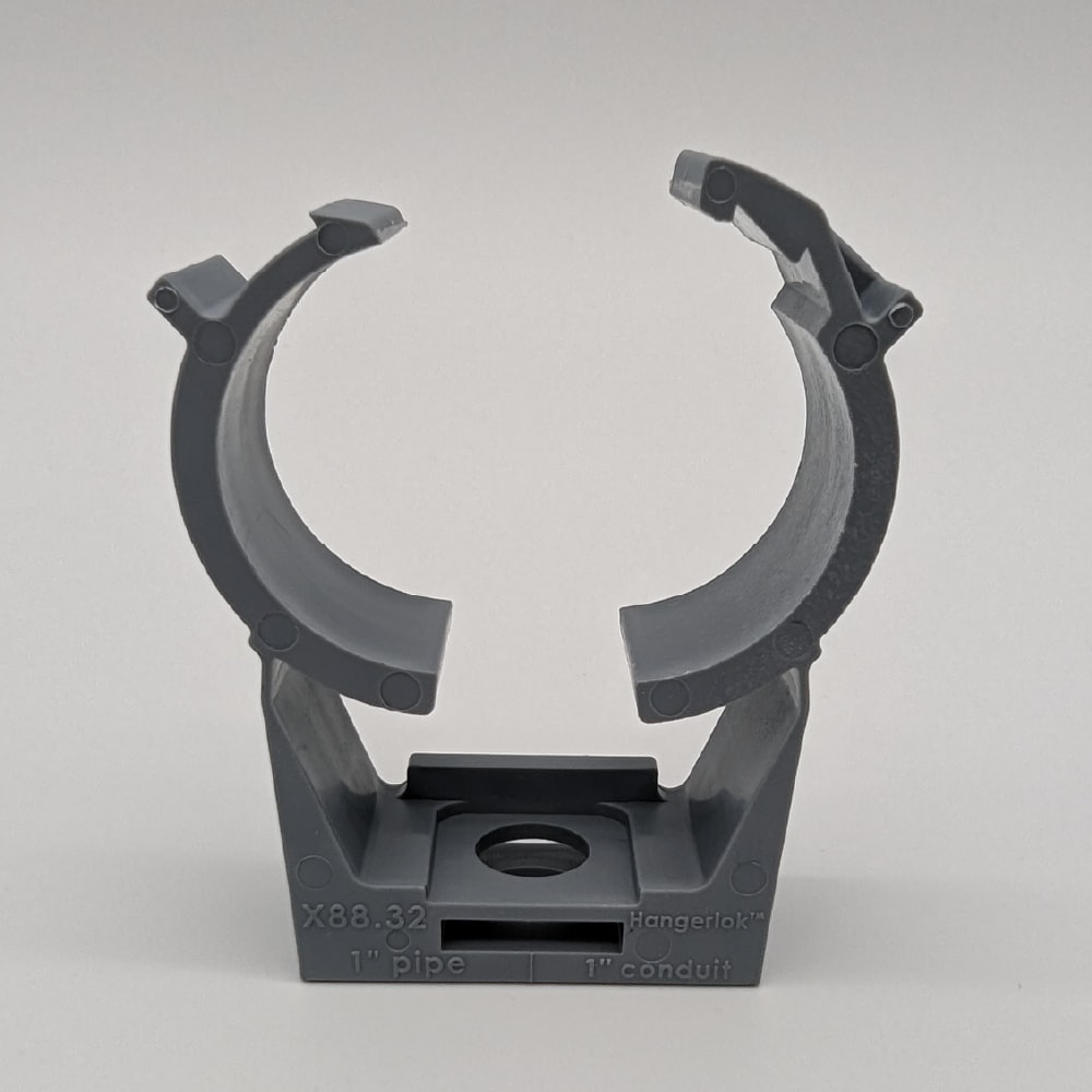 50 -Pack 1-in to 1-in dia Plastic Standard pipe clamp