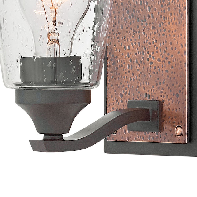 Hinkley Jackson 5-in 1-Light Matte Black LED Rustic Vanity Light - Image 4