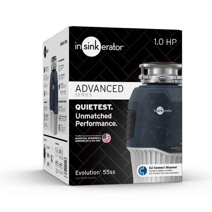 InSinkErator Evolution 55ss Advanced Series Continuous Feed 1-HP Septic Safe Non-corded Garbage Disposal with Noise Insulation - Image 9
