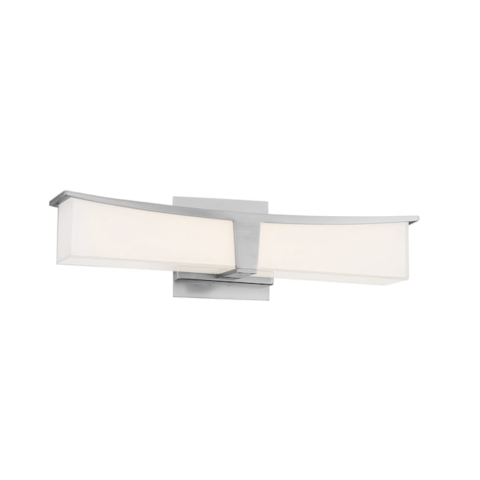 George Kovacs Plane 18-in 1-Light Brushed Nickel LED Modern/Contemporary Vanity Light Bar