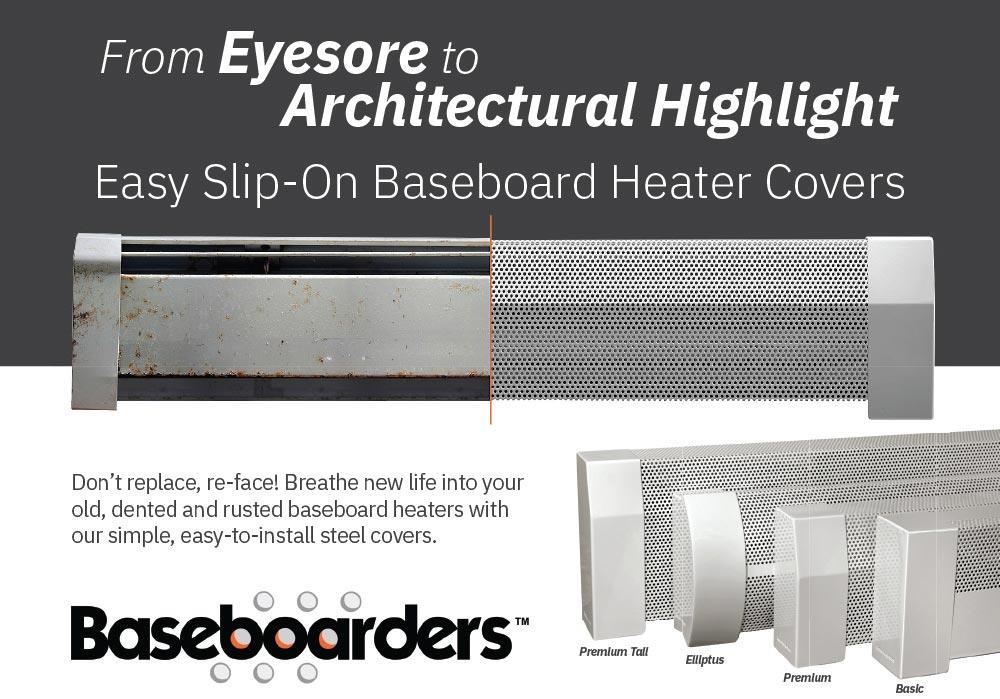 Premium 5-ft Hydronic Slip-on Baseboard Heater Cover - Image 4